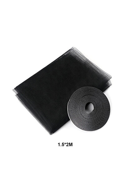 Choice Black 1.5x2m DIY Self-Adhesive Indoor Insect Fly Mosquito Window Scree...