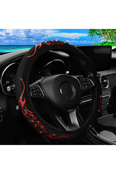 Choice Red A Pink Silver Bright Totem Cloth Car Without Inner Ring Steering W...