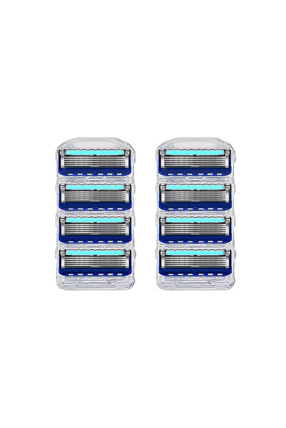 Choice1 0 holder 8 blades Manual Shaving For Men Replace Head Five Layer Blad...