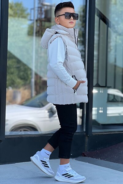 Pina Kids Erkek Çocuk Kapüşonlu Şişme Yelek