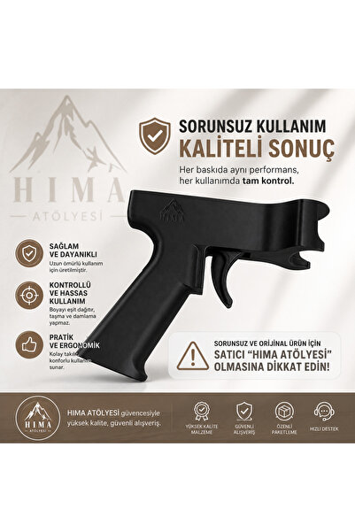 AnkeysDigitale 3D Baskı Sprey Boya Tabancası Aparatı | Ergonomik Sprey Boya Kolu |