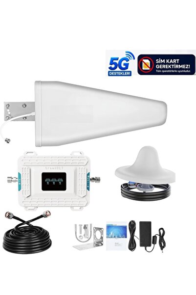 Store GSM Sinyal Güçlendirici Şebeke Telefon İnternet Yükseltici 3 Band SET U...