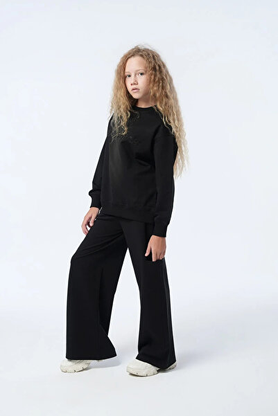 HAUSEkids 9-15 Years Old Nebbia Di Lusso Girls' Suit-Black