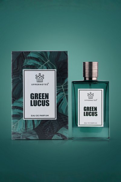 Uppernotes Green Lucas EDP Unisex 80ml | Lavender Neroli Jasmine Vetiver Oakmoss Sandalwood | Fresh Aromatic Green Long Lasting Daily Fragrance UAE
