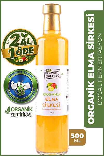 Beferment Organik Elma Sirkesi 500 ml – Pestisit Analizli | Katkısız | Doğal ...