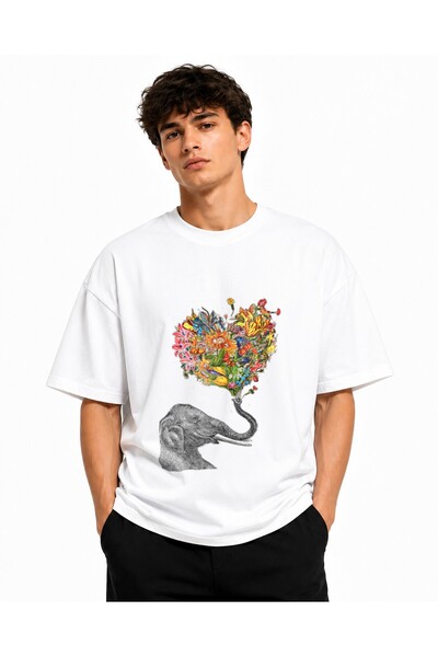 Inscriptie Ουνισέξ Βαμβακερό T-shirt Υψηλής Ποιότητας  "Τέχνη: Χαρούμενος ελέ...