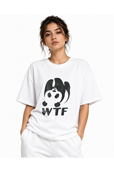 Inscriptie Unisex Βαμβακερό T-Shirt Υψηλής Ποιότητας  "WTF "