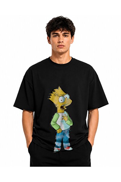 Inscriptie Ουνισέξ Βαμβακερό T-Shirt Υψηλής Ποιότητας  "Σίμπσον "