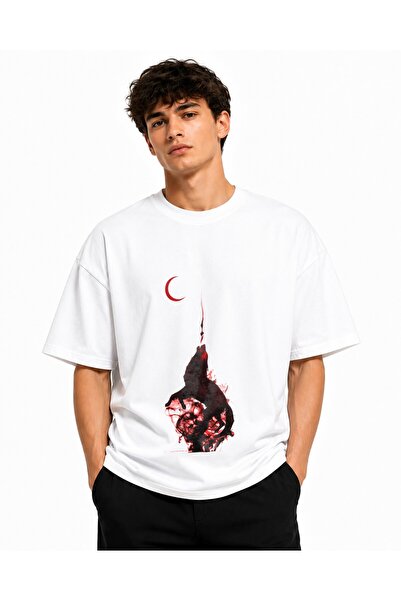 Inscriptie Tricou Unisex Bumbac Premium Casual " Lup rosu "