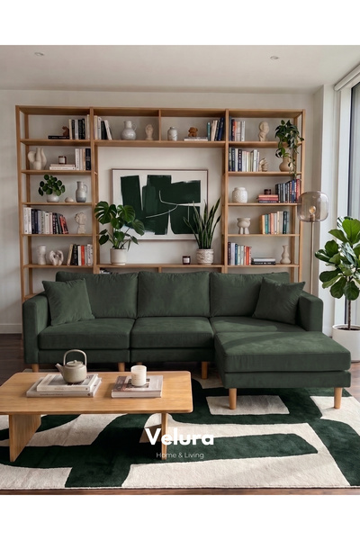 Velura Home & Living Armin Akıllı Köşe Koltuk Takımı & Modern Modüler Yataklı...
