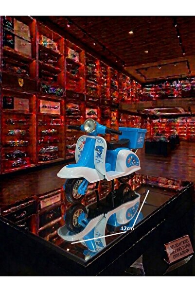OYUNCAKSAHİLİ Vespa Primevera Sepetli Getir Market Tarzı Dıecast Metal Collec...