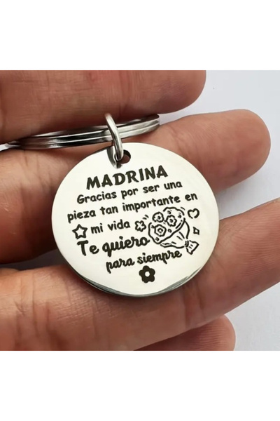 Choice A Stainless Steel Keychain,Godmother And Godfather Key Ring Gift,Funny...