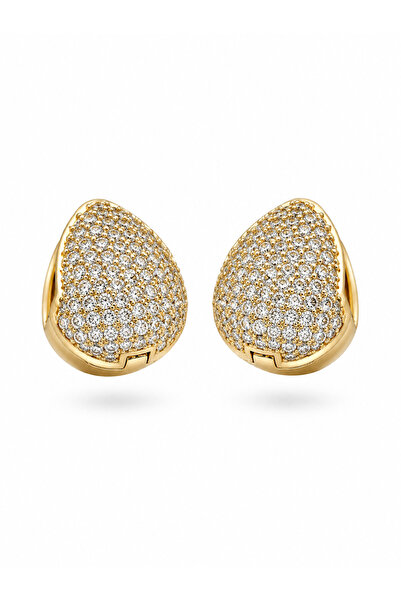 AUBRA Velora Flare Xuping Women's Steel Earrings Tarnish Resistant Rose Gold ...