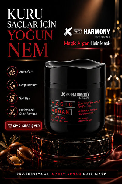 X Pro Harmony Magic Argan Hair Mask Nemlendirici Saç Bakım Maskesi 500 ml