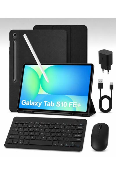 Samsung Galaxy Tab S10 FE Plus SM-X620 Gri 12 Gb Ram 256 GB 13.1 Kalem Kılıf ...