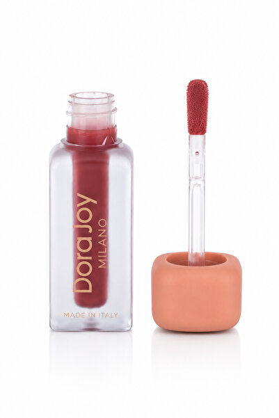 Dora Joy SPF30 Peptit İçeren Lip Gloss Caramel Nude 02 Kolajen & Hyalüronik Asit Destekli Nemlendirici ve Besleyici Dudak Parlatıcısı / Joy Pepdide