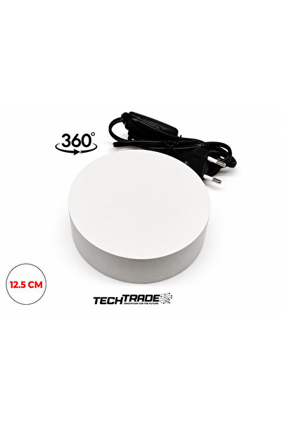 Tech Trade Ürün Çekimi Için 360° Dönen Stand Elektrikli 12.5cm Çapında