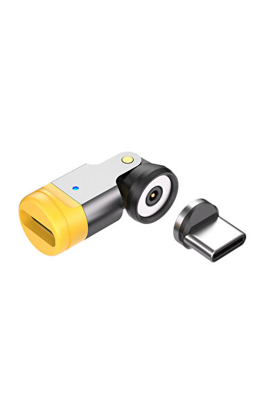 Choice5 محول USB-C من النوع C، محول مغناطيسي دوار 540 درجة، من النوع C أنثى إ...
