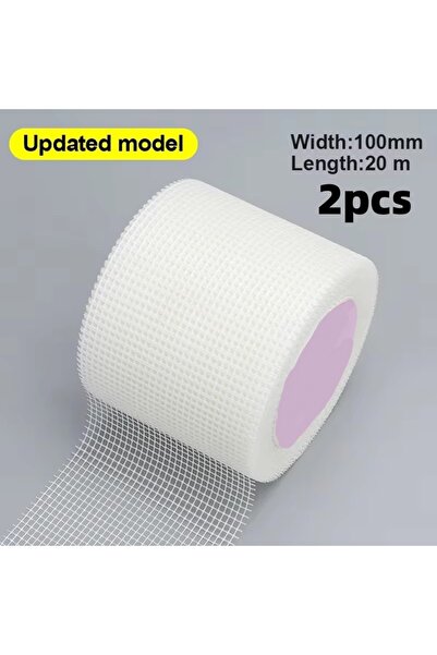 choice2 20M upgraded 100mm 2pcs 20M Fiberglass Mesh Tape for Wall Repair - Se...
