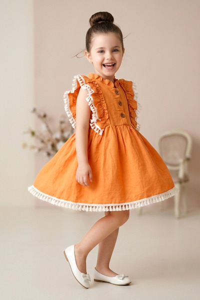 Baby Animals Baby Girl and Child Dress - for Birthday and Party Wedding, Shor...