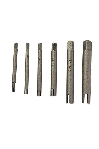 Choice A 6PCS Damaged Screw Tap Extractor Drill Bit Set Stripped Disassemble ...