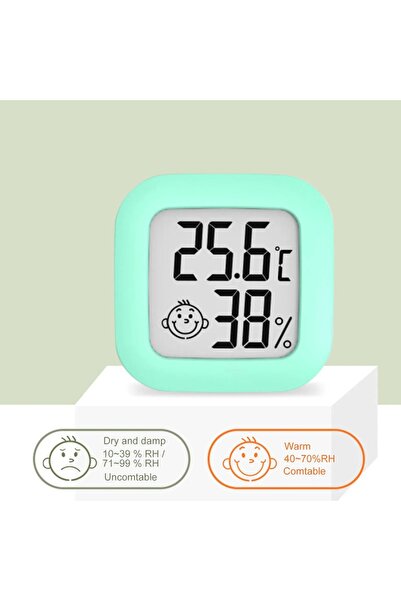 Choice green Digital Thermometer Hygrometer Indoor Room Temperature LCD Elect...