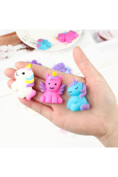 Choice 10PCS Random 10pcs Unicorn Squeeze Toys For Birthday Party Favor Decor...