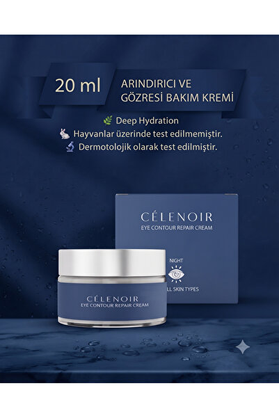 Celenoir Nocturne Göz Çevresi Kremi – Doğal Morluk Karşıtı Ve Şişlik Giderici...