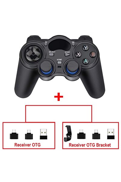 Choice Black Receiver OTG Bracket 2.4G Controller Gamepad Wireless Joystick w...