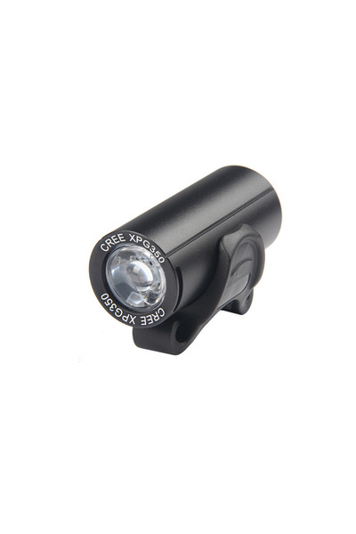 Choice مصباح دراجة LED أسود من XPG، قابل لإعادة الشحن عبر منفذ USB، بقوة 350 ...