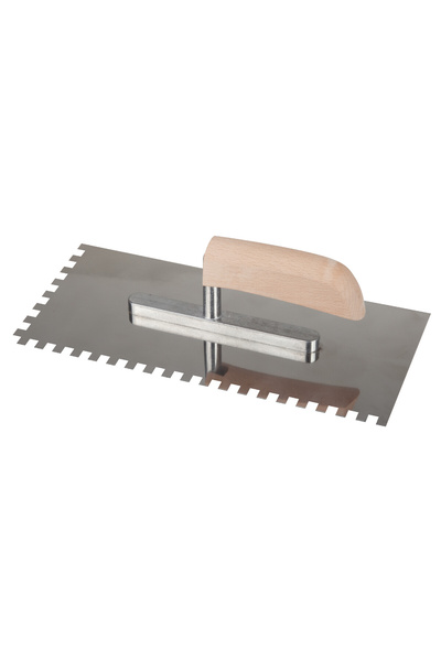 EvoTools Professional Mâner din lemn zimțat din oțel inoxidabil ETP - Lățime ...