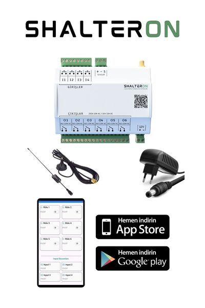 SHALTERON - Mobil Uygulama ile Uzaktan Kontrol ve Tarımsal Sulama Cihazı (GSM...