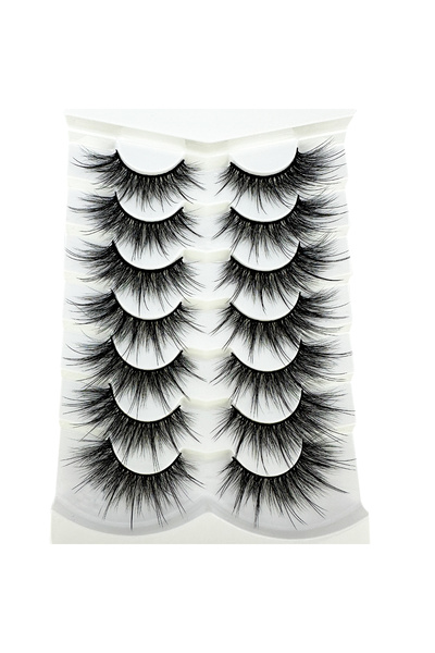 Choice11 7pairsXZ01 Wispy Mink Lashes Natural Eyelashes Spikes Lash Extension...