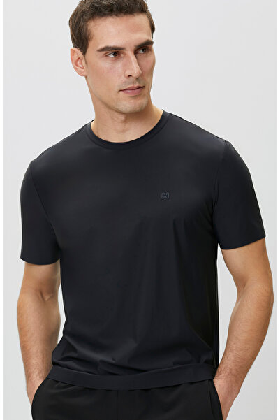 Network Lacivert Teknik T-shirt
