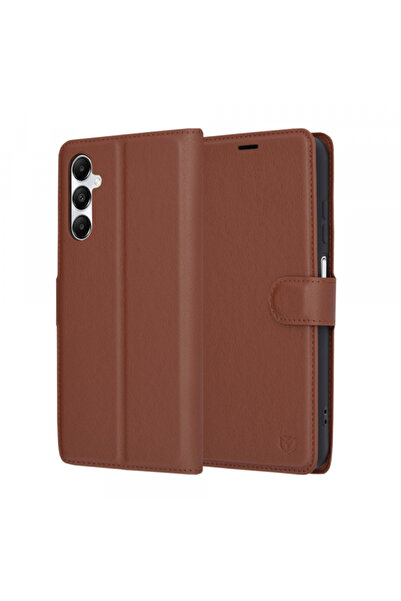 Samsung Husa pentru Galaxy A05s A057, Techsuit, Leather Folio, Maro