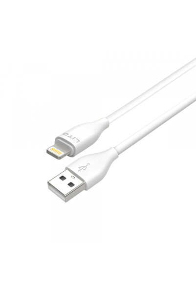 Lito Cablu Date si Incarcare USB-A - Lightning LD03L, 18W, 1m, Alb
