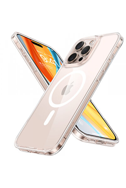 TORRAS Husa MagSafe pentru Apple iPhone 16 Pro, Torras, Diamond, Transparenta