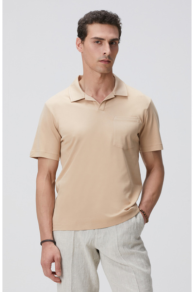 Network Açık Camel T-shirt