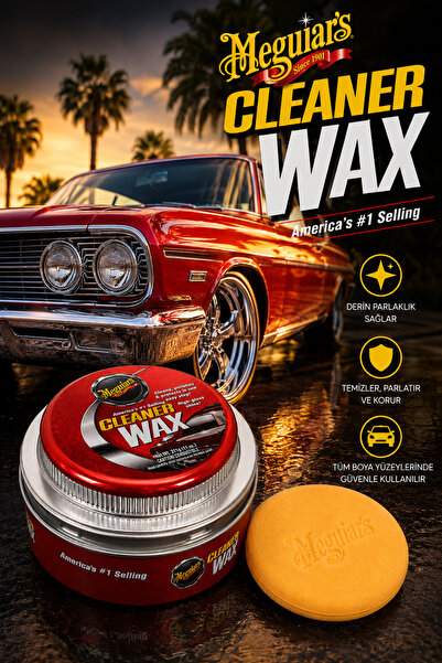 Meguiars Cleaner Wax Temizleme & Koruma Katı Wax 311 GR