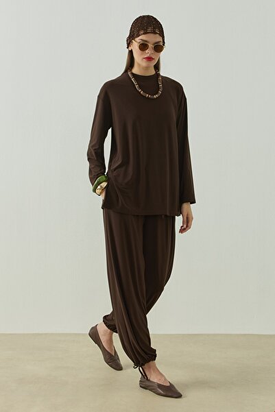 QANU Alya T-shirt Kahverengi