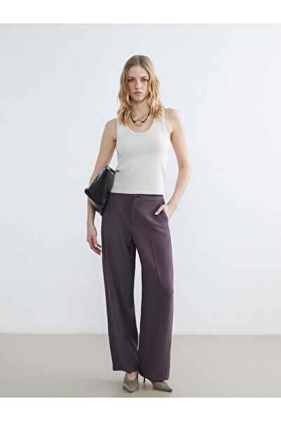 LC Waikiki Vizyon New Season High Waist Wide Leg Women's Trousers