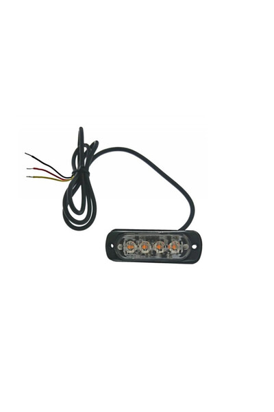 OEM Φανάρι led πορτοκαλί με διαφορετικές λειτουργίες LED 12/24V 4 SMD IP66 -