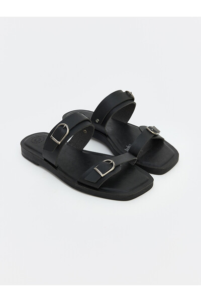 LC Waikiki Original Leather Look Women's Slippers