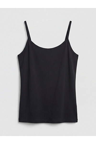 LC Waikiki Ozmarka New Season U-Neck Women's Tank Top with Rope Straps
