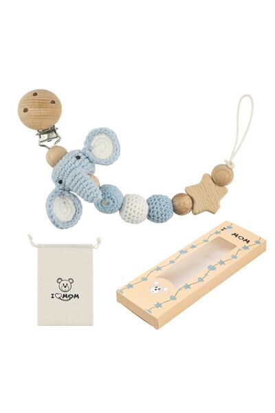 Choice6 03 Infants Anti-drop Pacifier Holder Soother Chains Animal Baby Pacif...