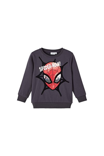 name ıt Name It Spiderman Antrasit Erkek Çocuk Sweatshirt 13221195