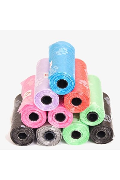 Choice 10 rolls mix 10Rolls Degradable Pet Dog Waste Poop Bag With Printing D...
