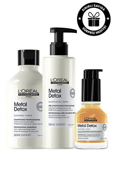 L'oreal Professionnel Yıpranmış Saçlar Için Üç Aşamalı Arındırcı Ve Koruyucu Set