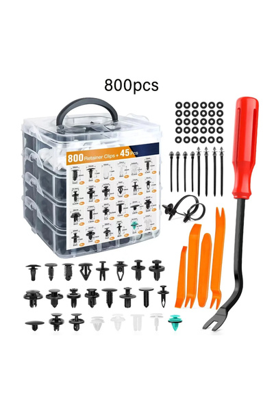 Choice 800 قطعة (100-800 قطعة) طقم مشابك تثبيت السيارة، مشابك برشام للرفارف، ...