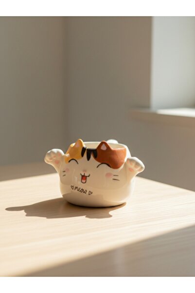Tohana 3D Hugging Animal Figured Ceramic Mug